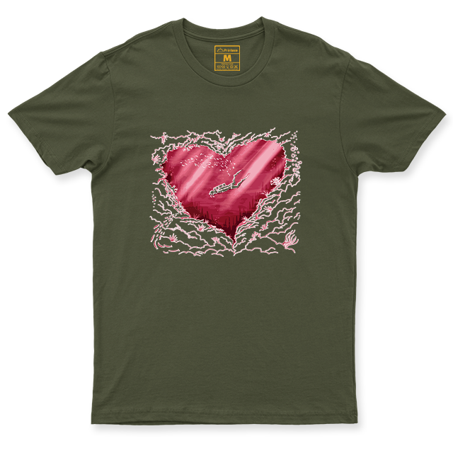 Drifit Shirt: Scuba Heart