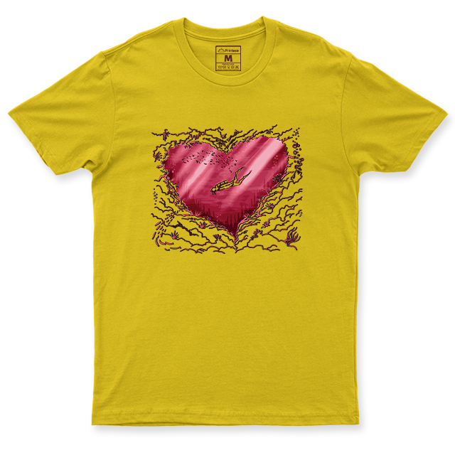 Drifit Shirt: Scuba Heart