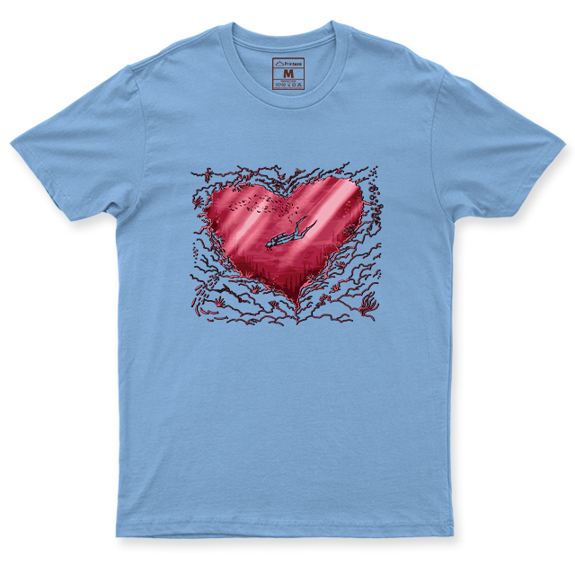Drifit Shirt: Scuba Heart