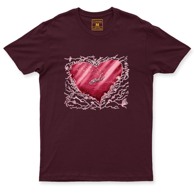 Drifit Shirt: Scuba Heart