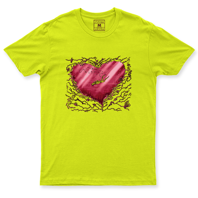 Drifit Shirt: Scuba Heart