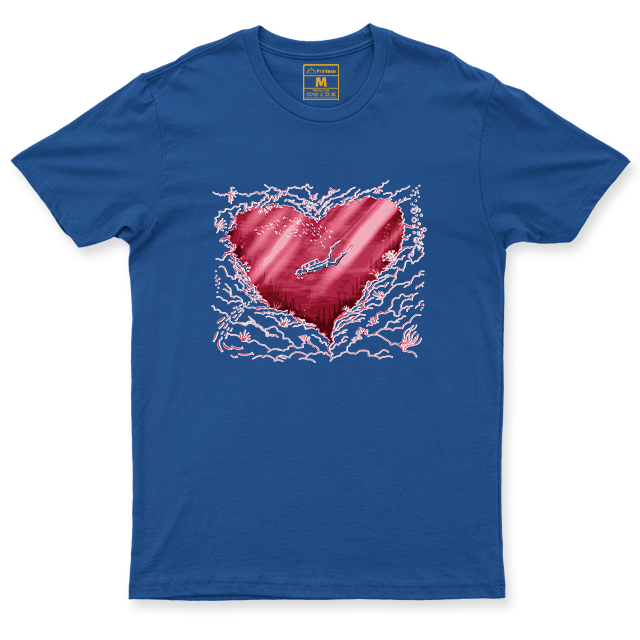 Drifit Shirt: Scuba Heart