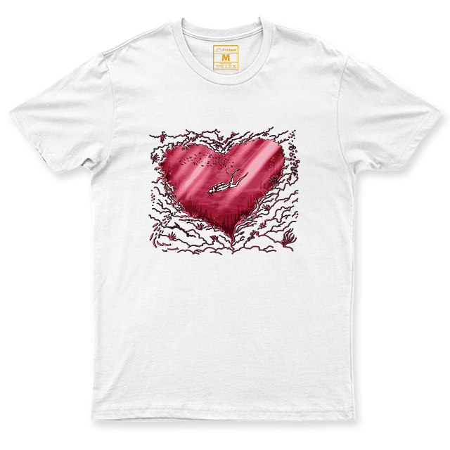 Drifit Shirt: Scuba Heart
