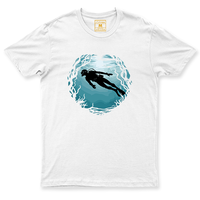 Drifit Shirt: Serene Diver