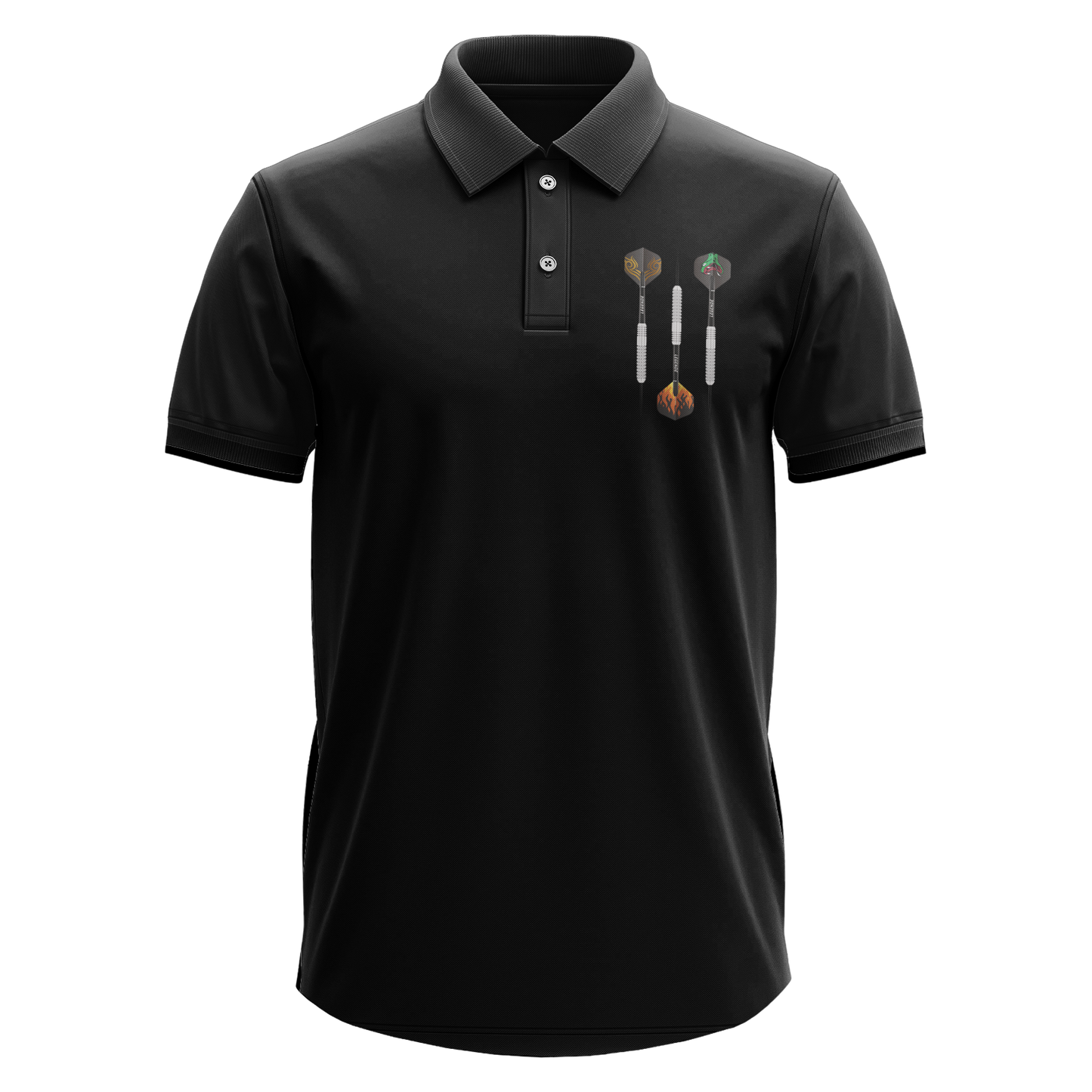 Drifit Polo Shirt: Set of 3 Darts (Front Only)