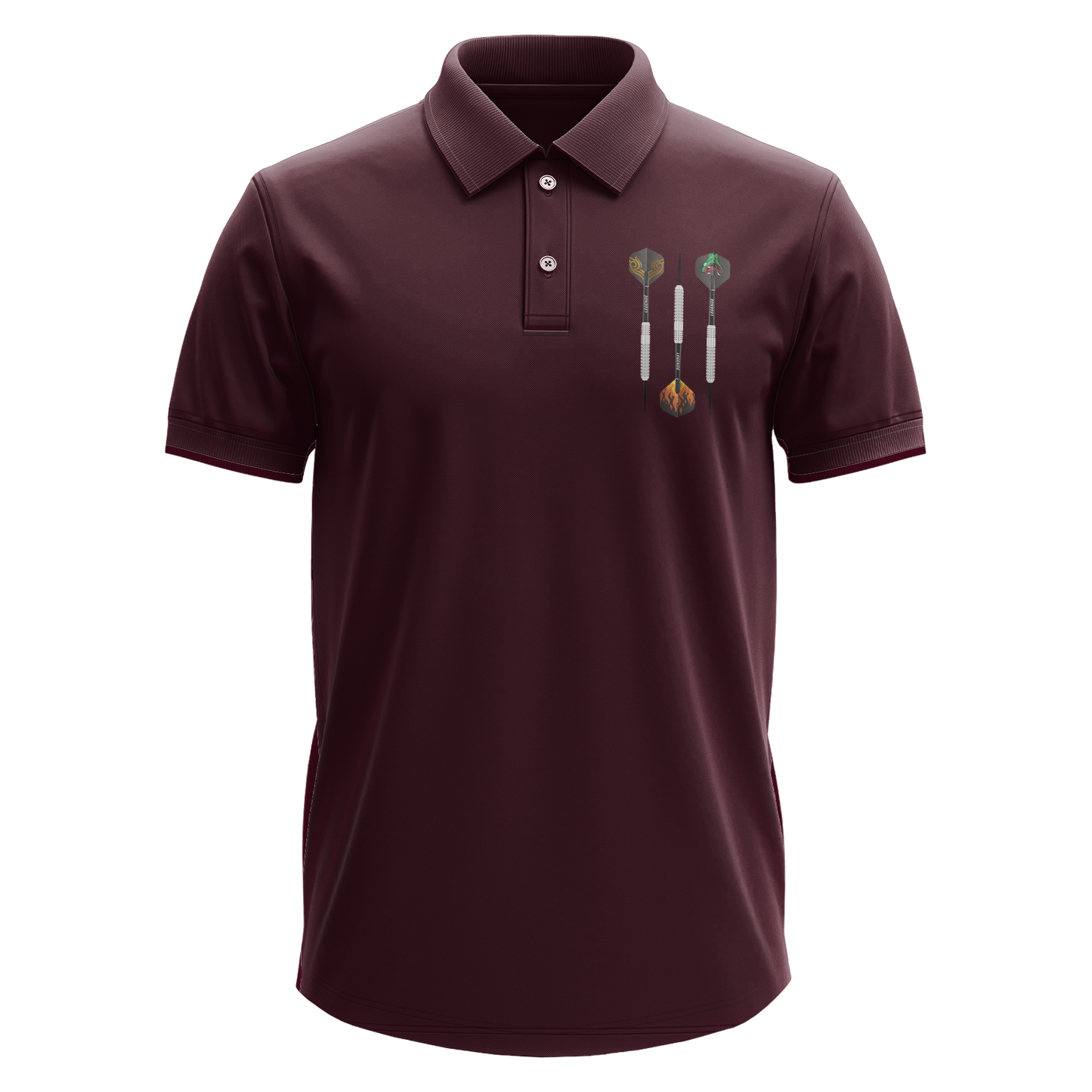 Drifit Polo Shirt: Set of 3 Darts (Front Only)