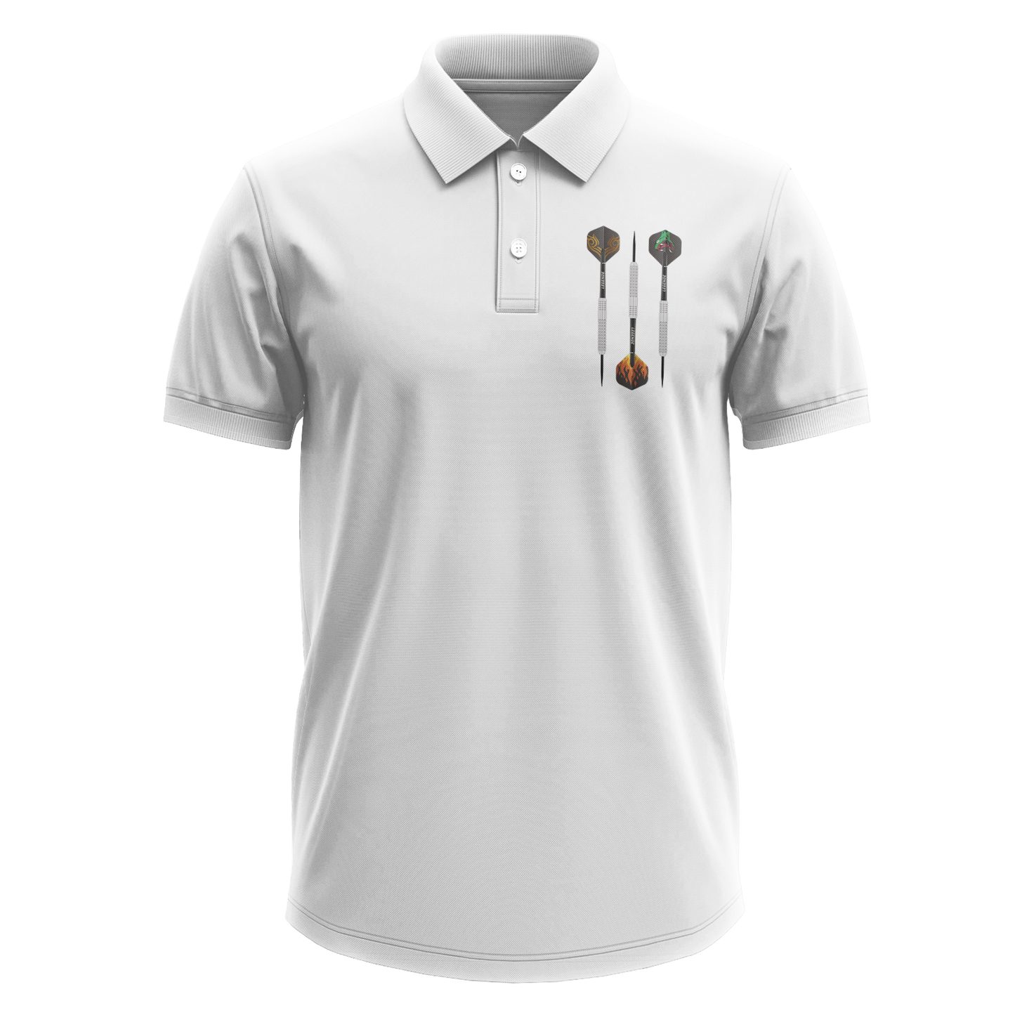 Drifit Polo Shirt: Set of 3 Darts (Front Only)