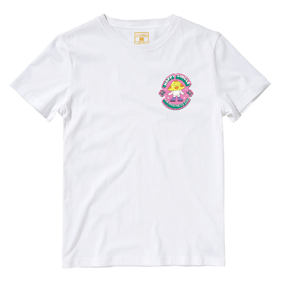 Cotton Shirt: Single Awareness Day Pocketee