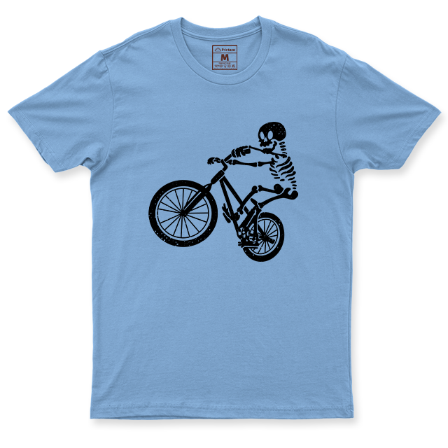 Drifit Shirt: Skeleton Cyclist