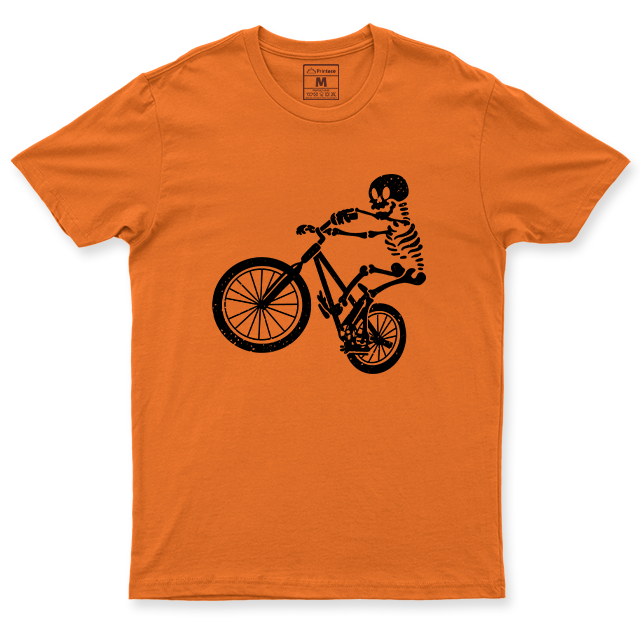 Drifit Shirt: Skeleton Cyclist