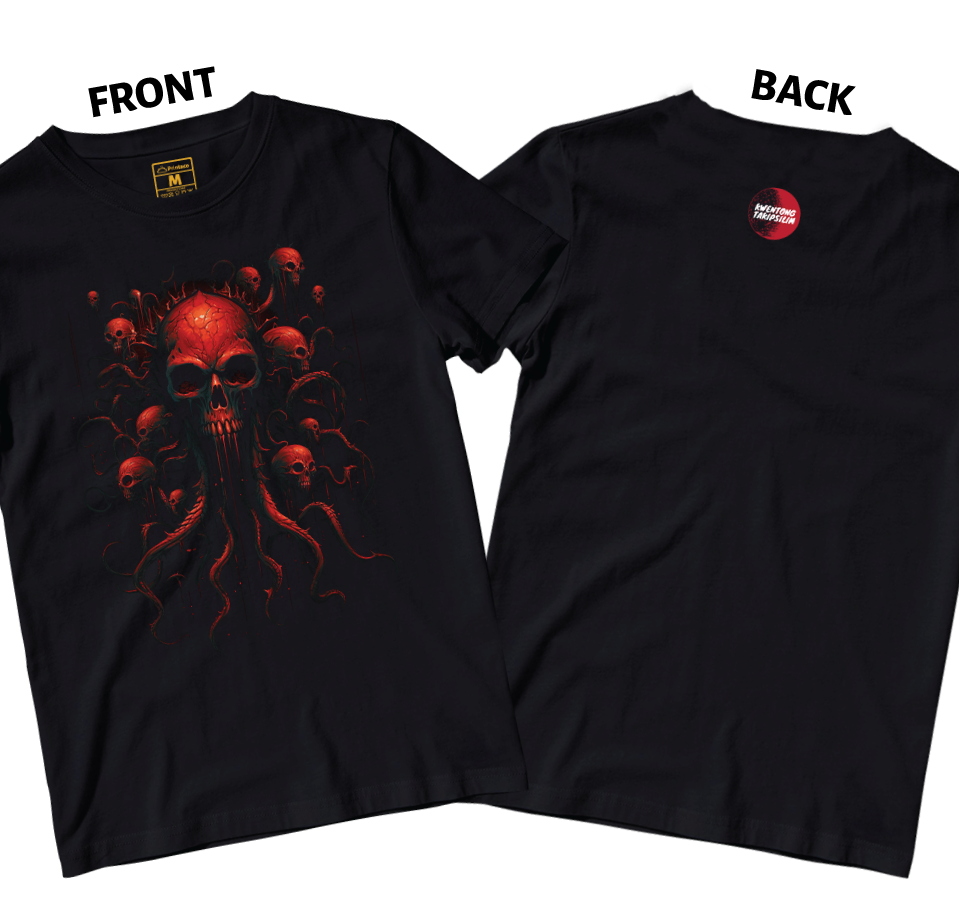 Cotton Shirt: Skull Tentacles