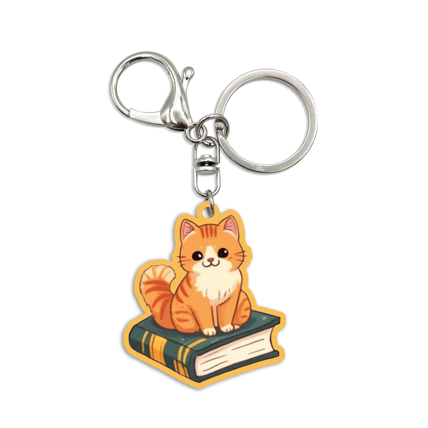 Acrylic Bag Charm: Smart Cat