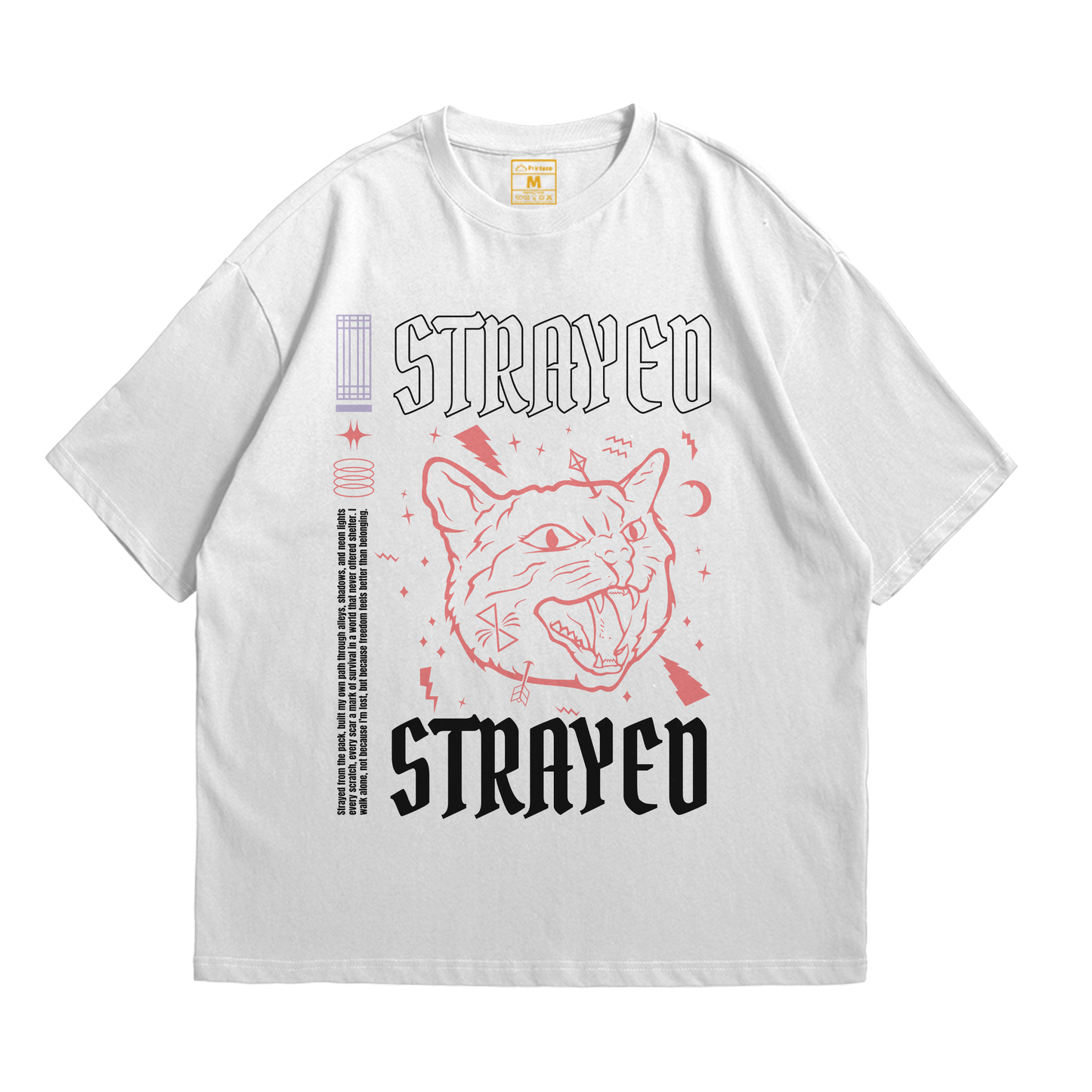 Premium Oversized Cotton Shirt: Strayed
