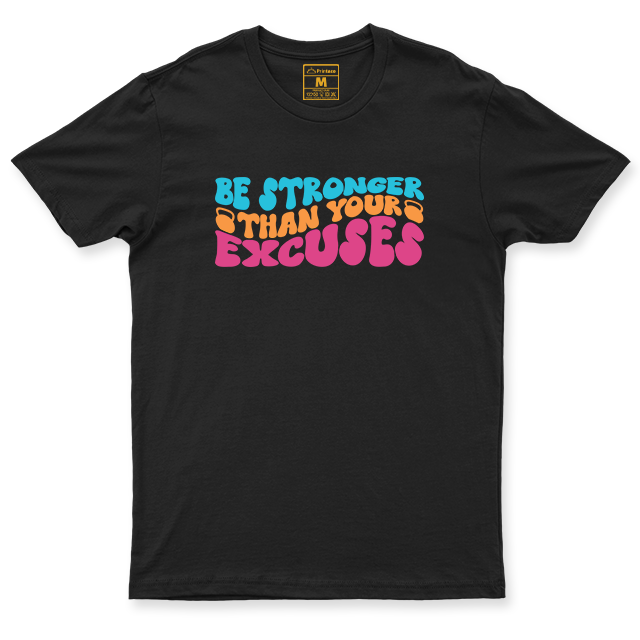 Drifit Shirt: Stronger Than Excuses Wave