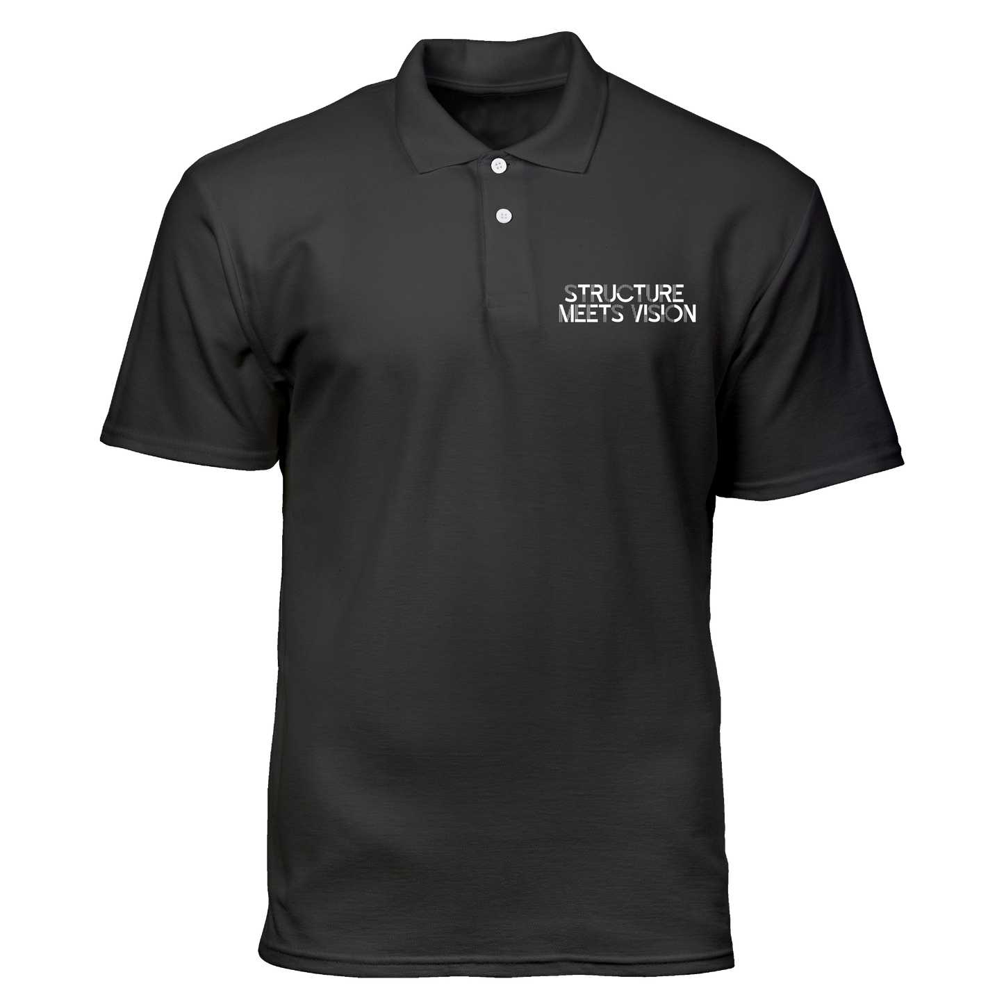 Cotton Polo Shirt: Structure Meets Vision Pocket
