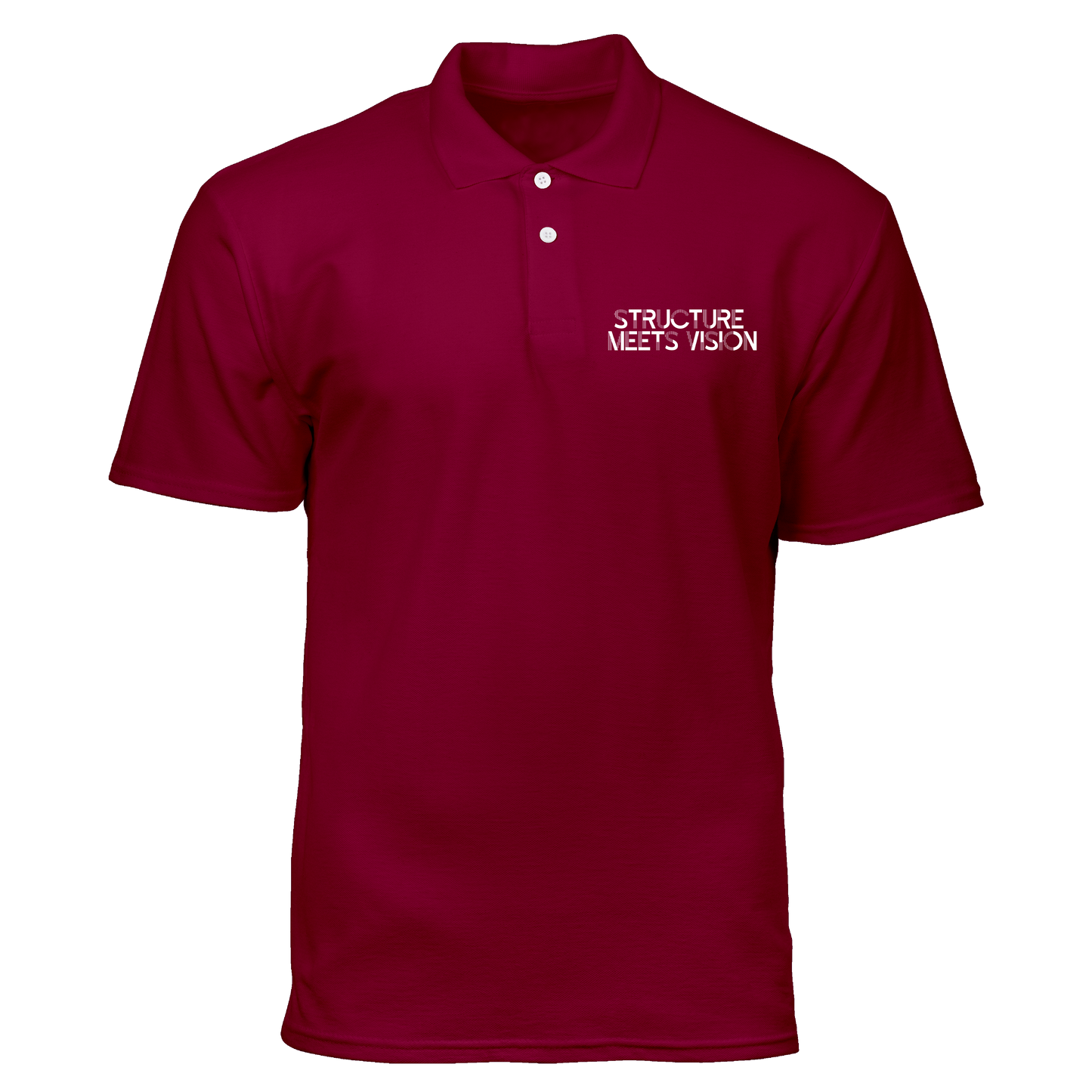 Cotton Polo Shirt: Structure Meets Vision Pocket
