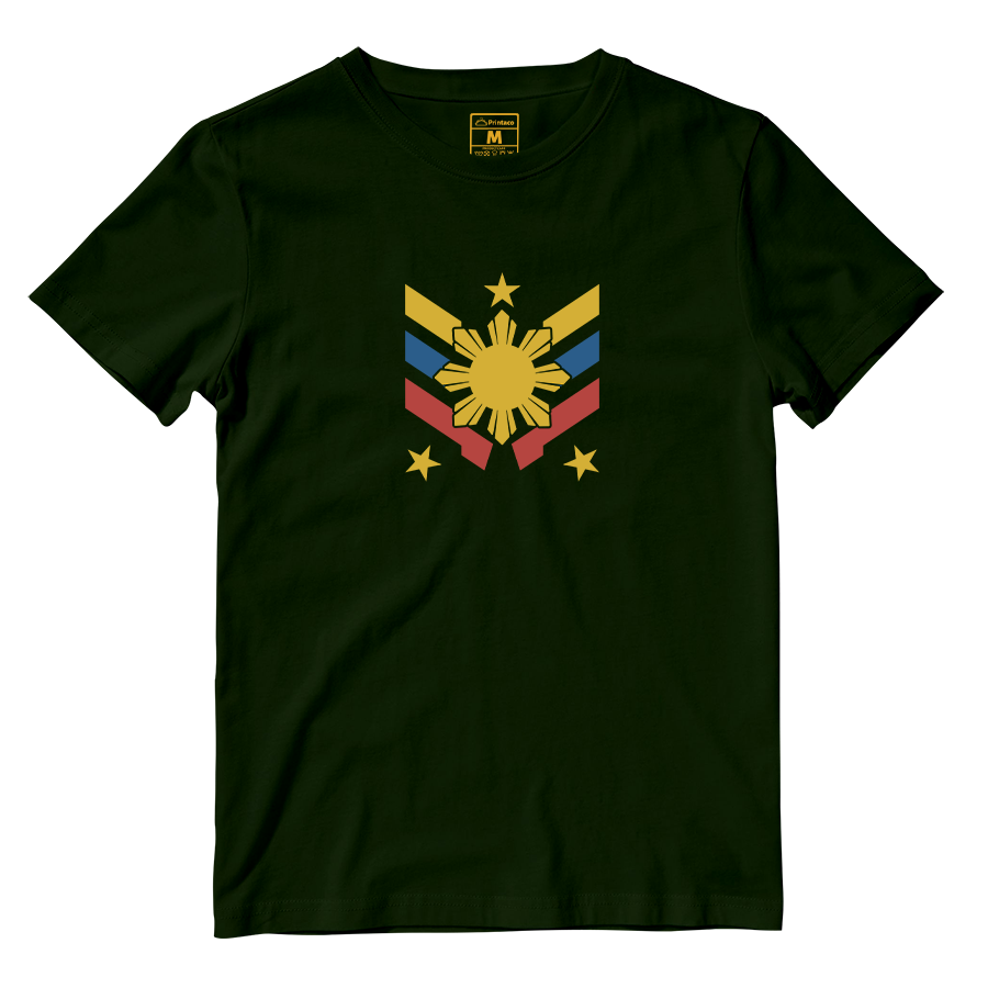Cotton Shirt: Sun Badge