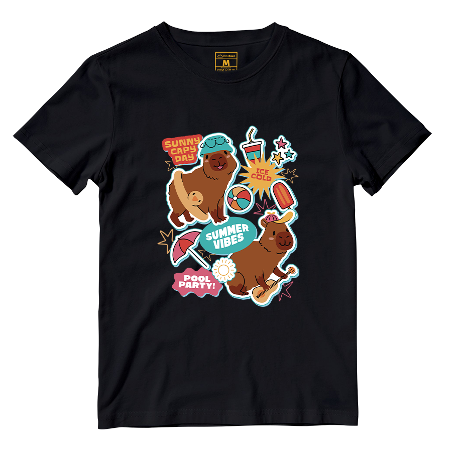 Cotton Shirt: Sunny Cappy Day
