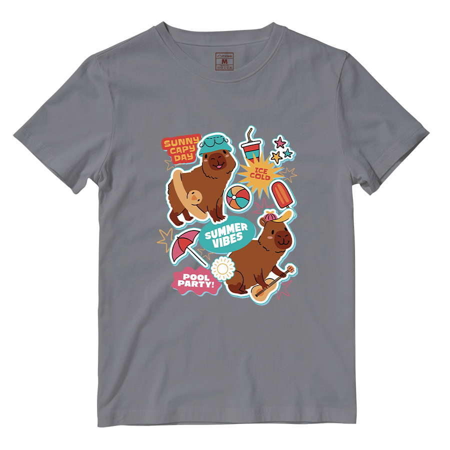 Cotton Shirt: Sunny Cappy Day