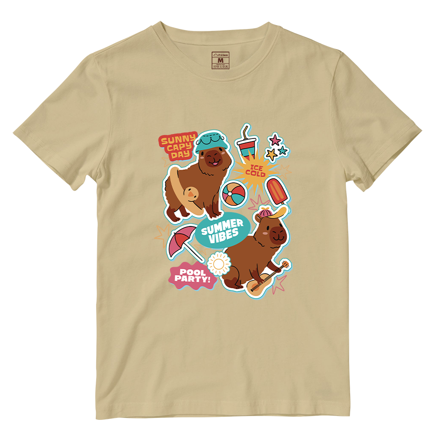 Cotton Shirt: Sunny Cappy Day