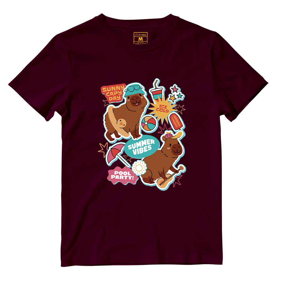 Cotton Shirt: Sunny Cappy Day