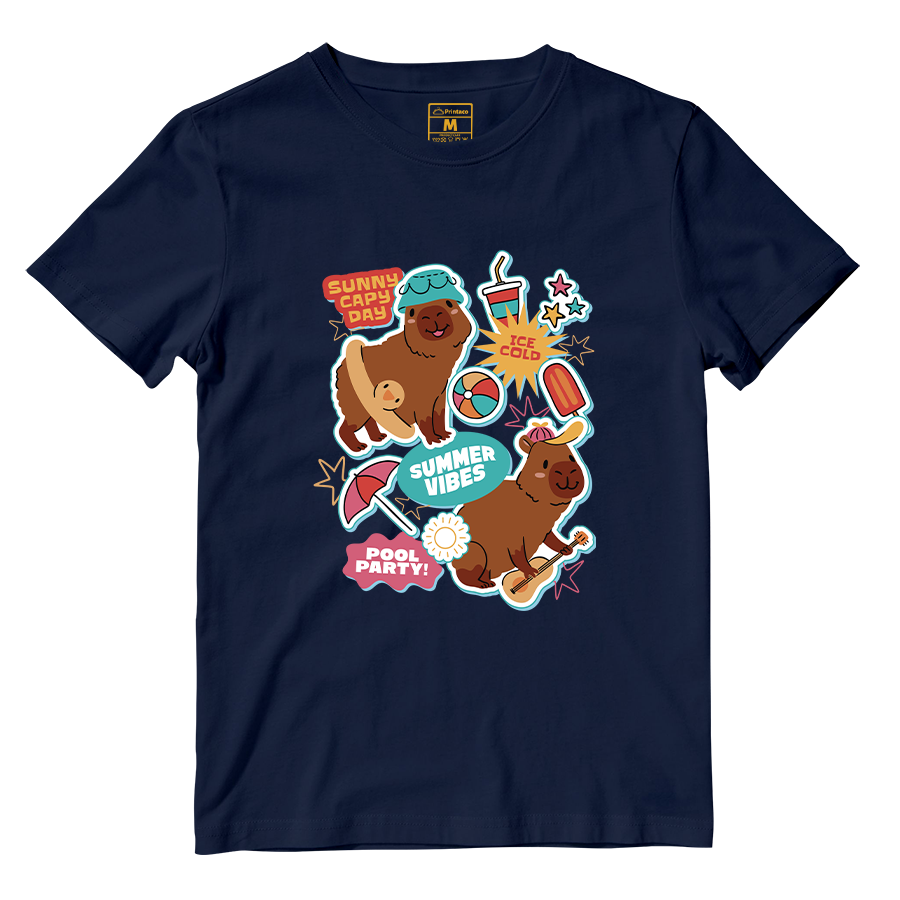 Cotton Shirt: Sunny Cappy Day