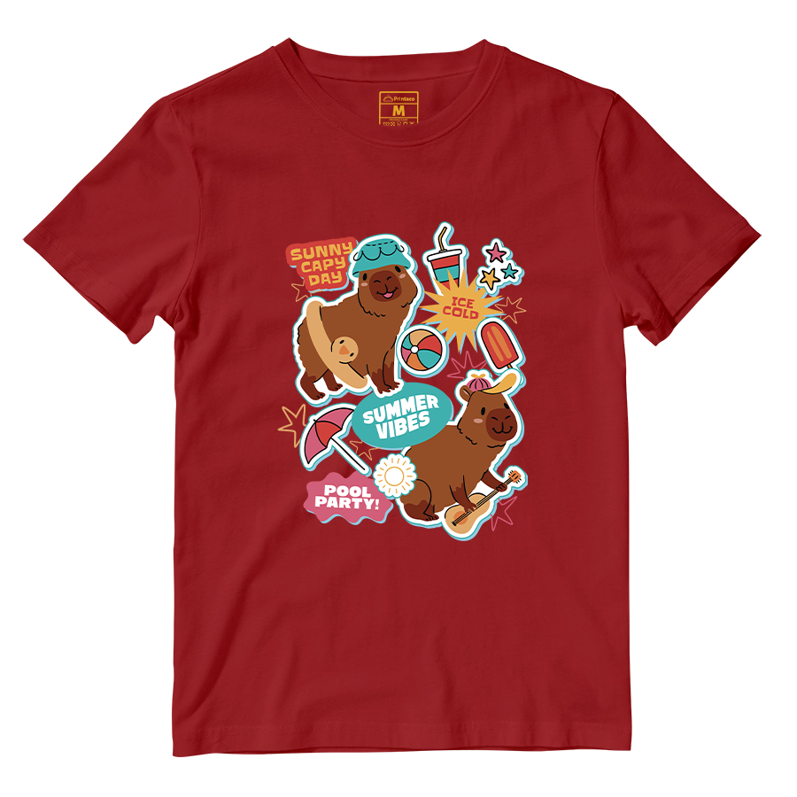 Cotton Shirt: Sunny Cappy Day