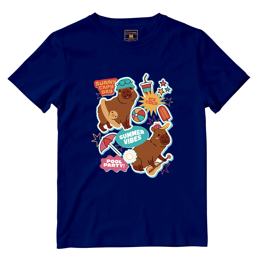Cotton Shirt: Sunny Cappy Day