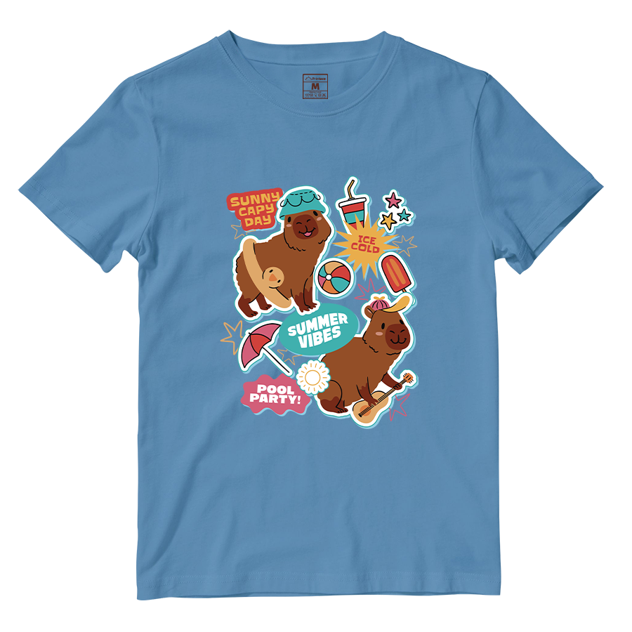 Cotton Shirt: Sunny Cappy Day