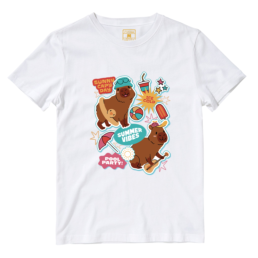 Cotton Shirt: Sunny Cappy Day