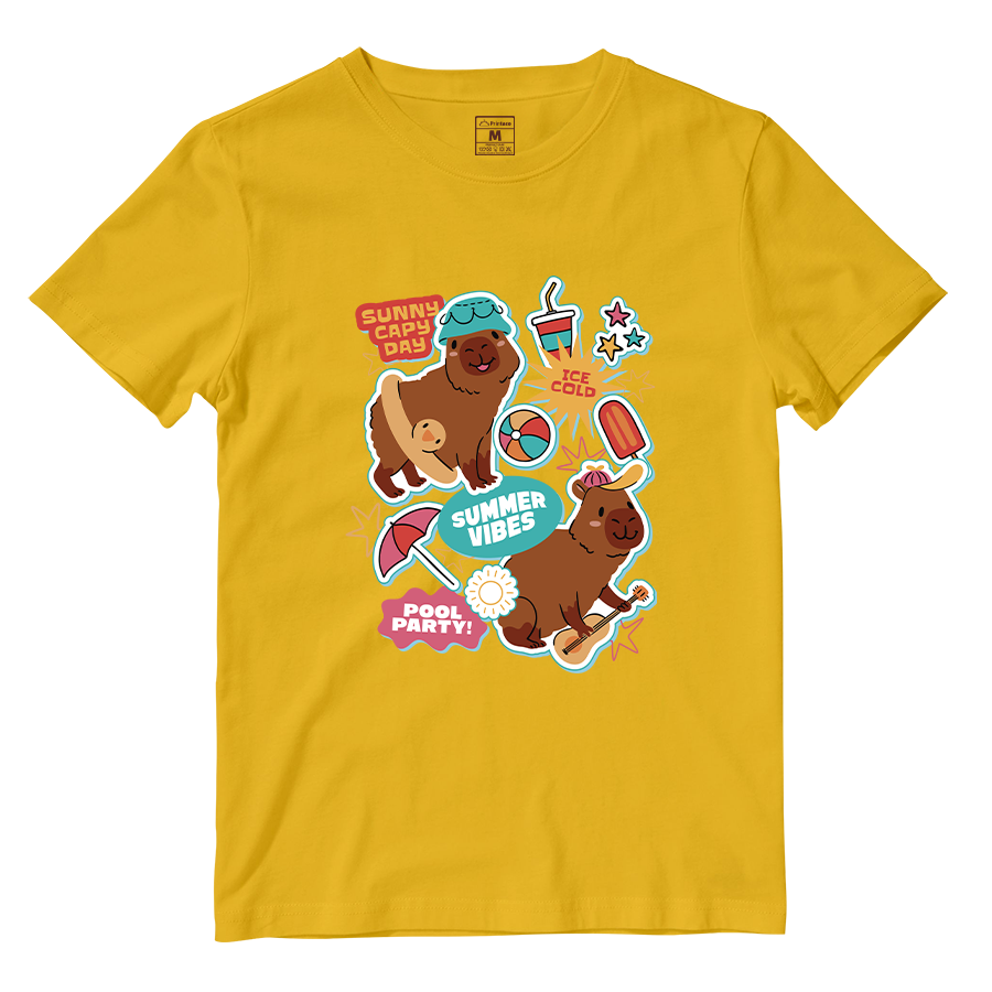 Cotton Shirt: Sunny Cappy Day