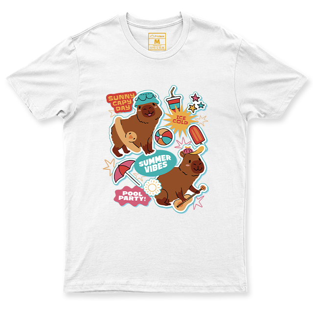 C. Spandex Shirt: Sunny Capy Day