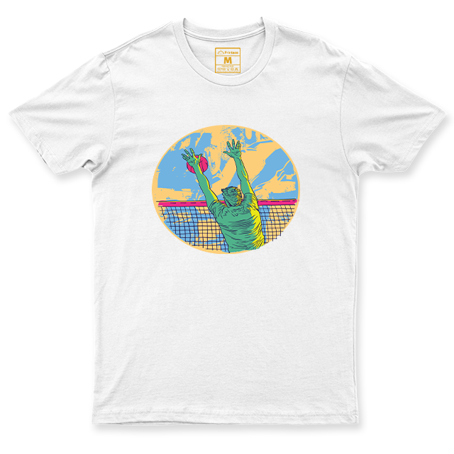 Drifit Shirt: Sunset Volleyball