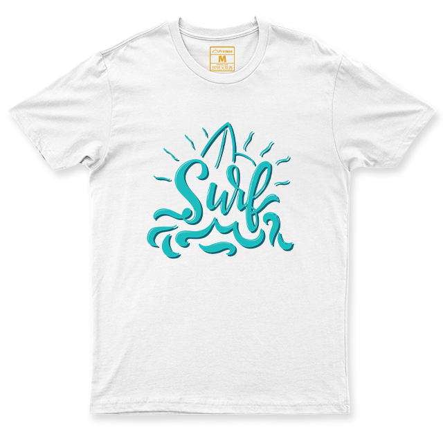 Drifit Shirt: Surf Lettering