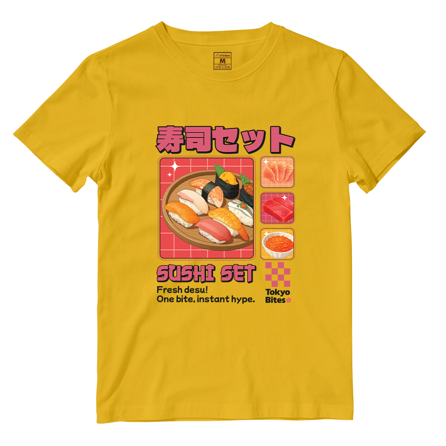 Cotton Shirt: Sushi