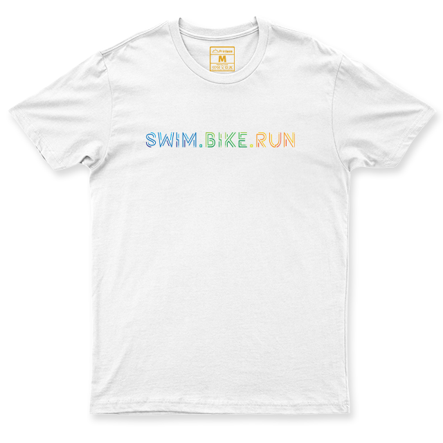 Drifit Shirt: SwimBikeRun Glyph