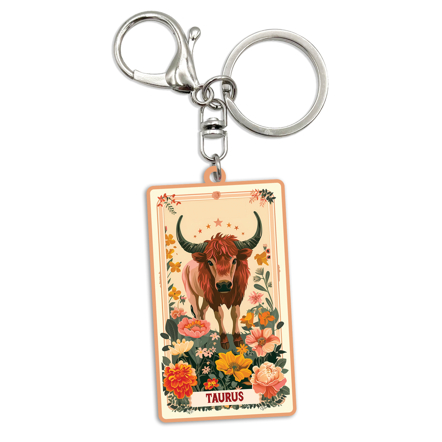 Acrylic Bag Charm: Taurus