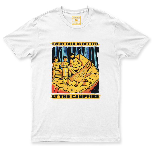 Drifit Shirt: Talk Better Campfire