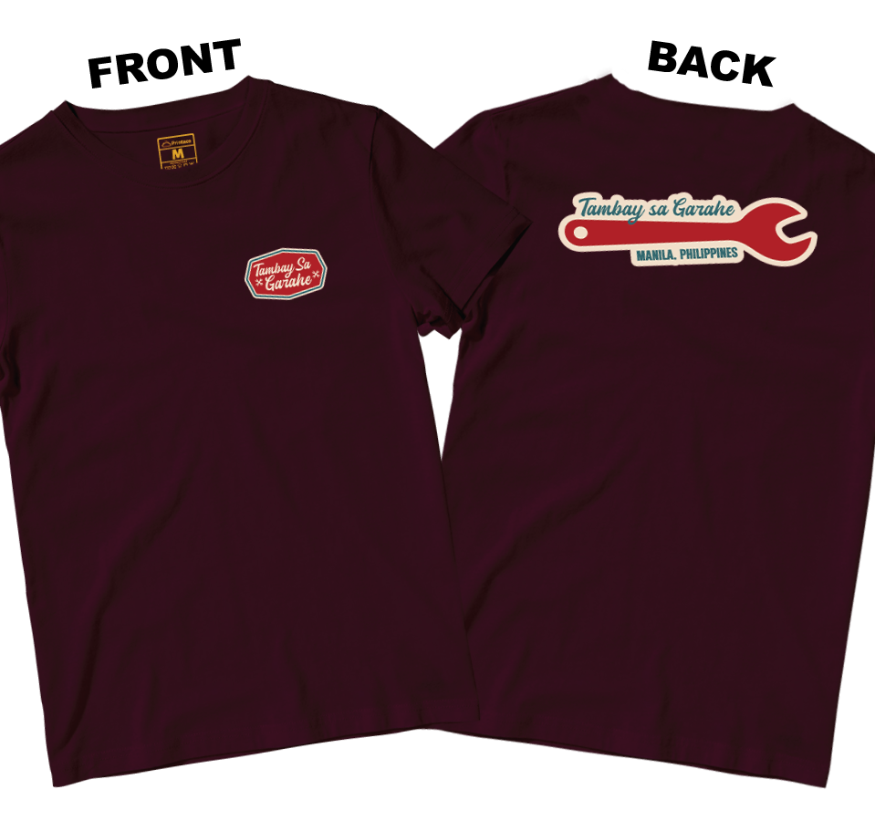 Cotton Shirt: Tambay sa Garahe (Front and Back)