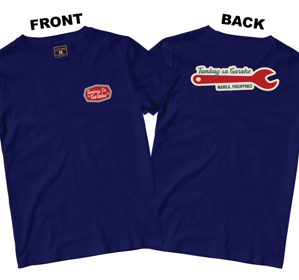 Cotton Shirt: Tambay sa Garahe (Front and Back)
