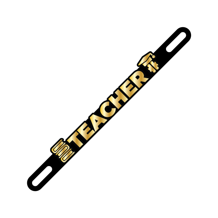 Car Plate Badge: Teacher