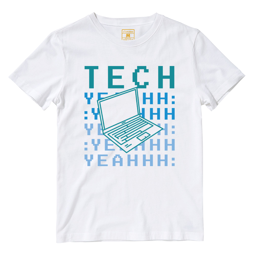 Cotton Shirt: Tech Yeah