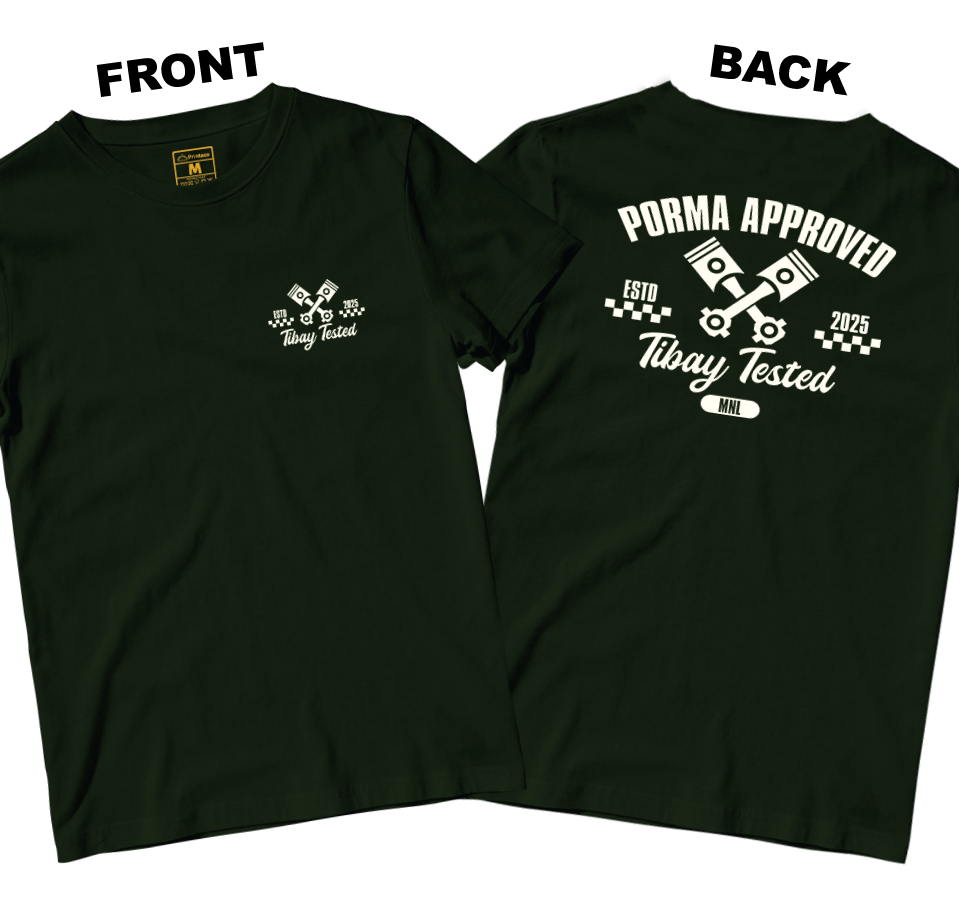 Cotton Shirt: Tibay Tested (Front and Back)
