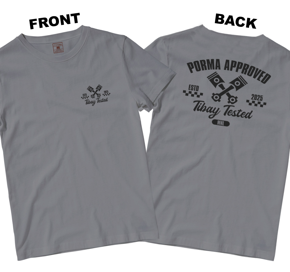 Cotton Shirt: Tibay Tested (Front and Back)