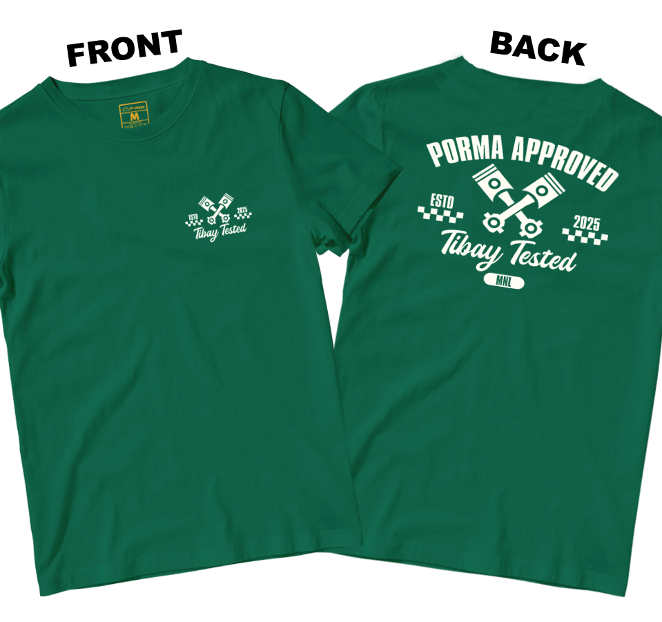 Cotton Shirt: Tibay Tested (Front and Back)