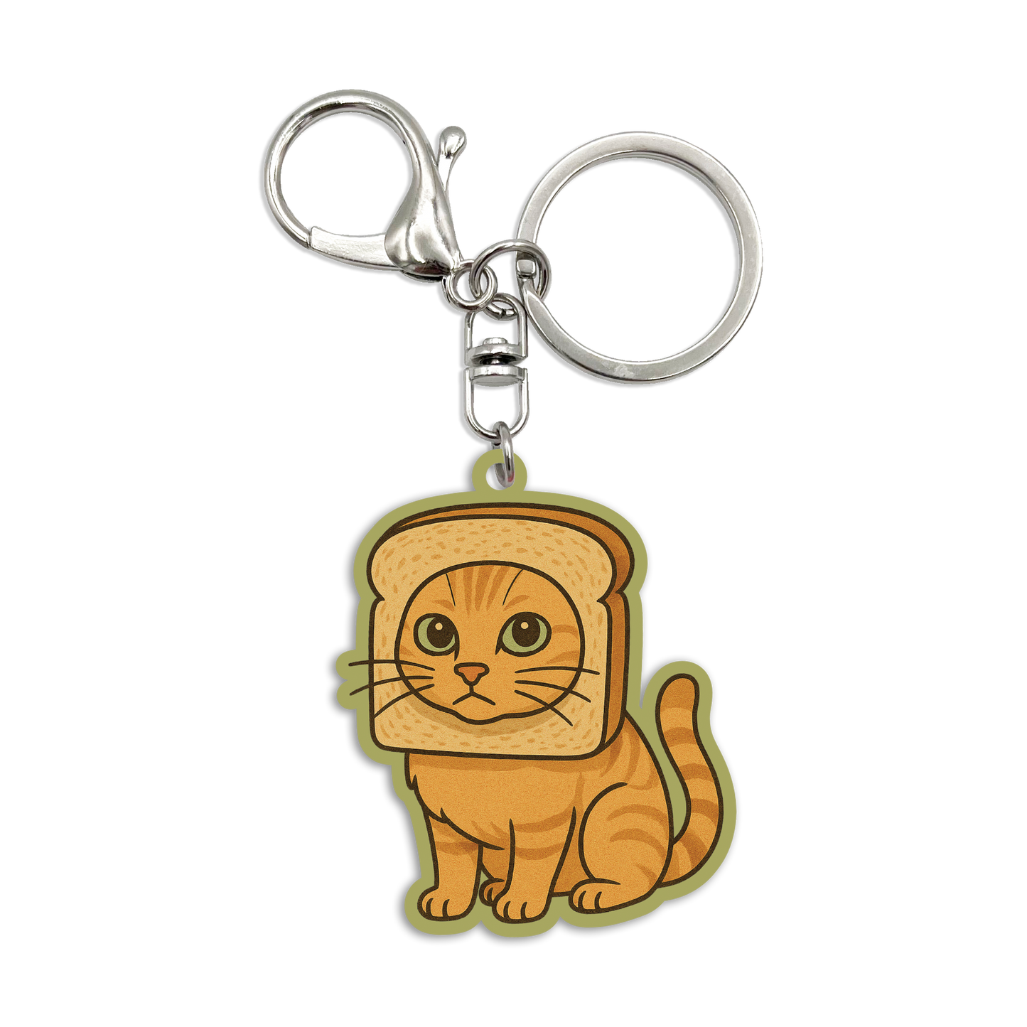 Acrylic Bag Charm: Toastie Head