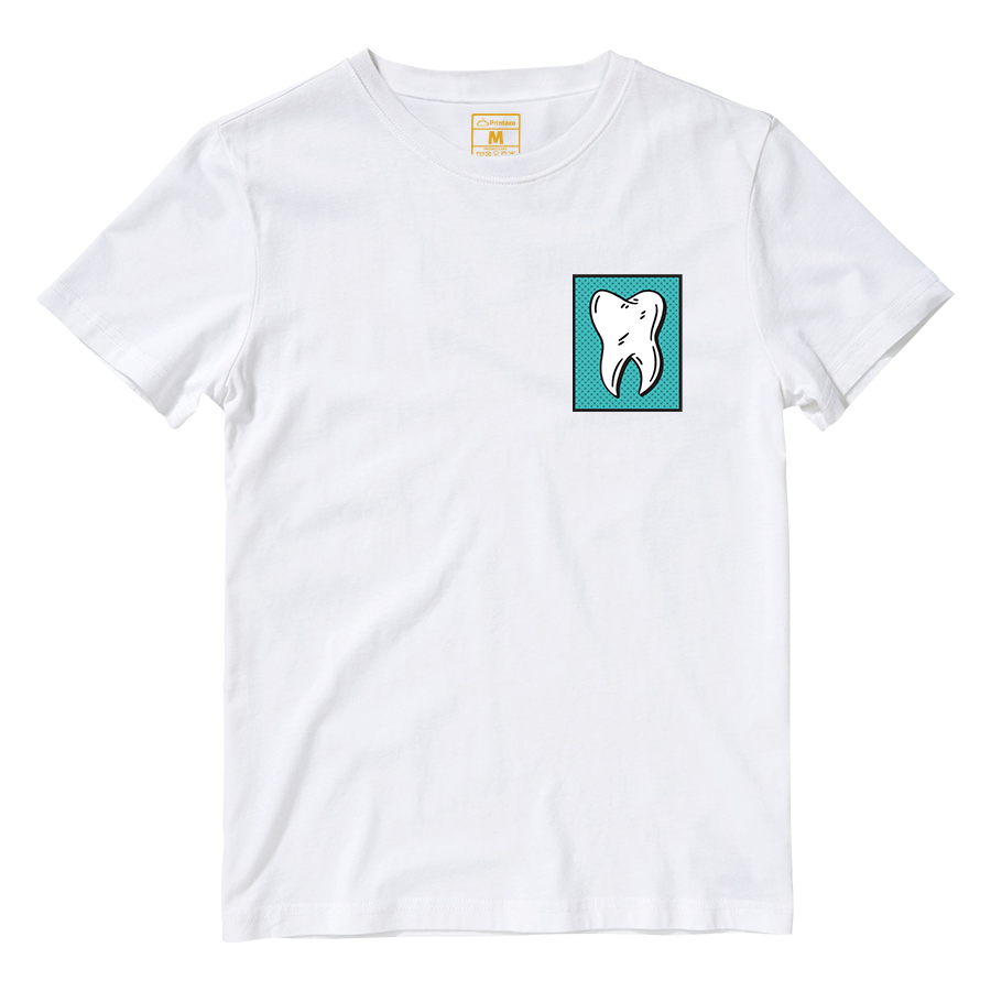 Cotton Shirt: Tooth Comic Pocket