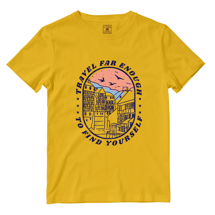 Cotton Shirt: Travel Far Enough