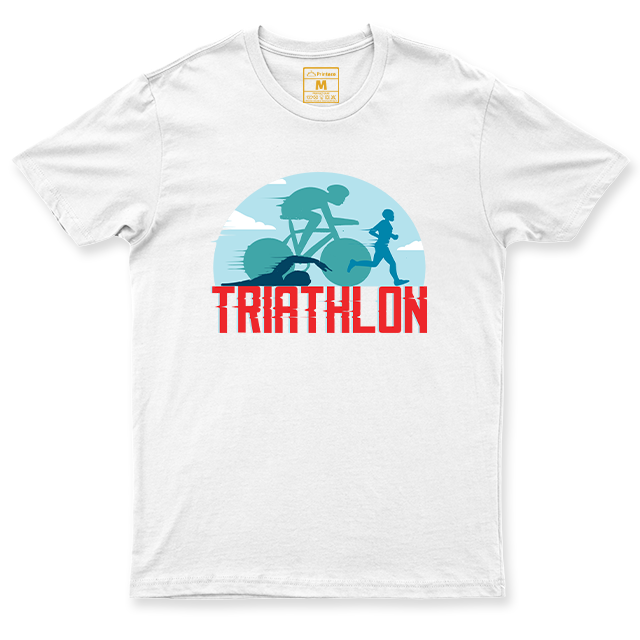 Drifit Shirt: Triathlon Glitch