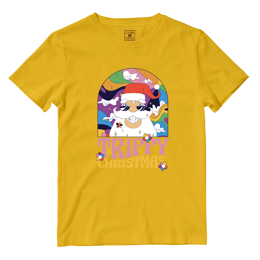 Cotton Shirt: Trippy Christmas